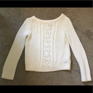 Tommy Hilfiger girls cable knit sweater